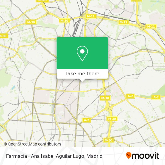 mapa Farmacia - Ana Isabel Aguilar Lugo