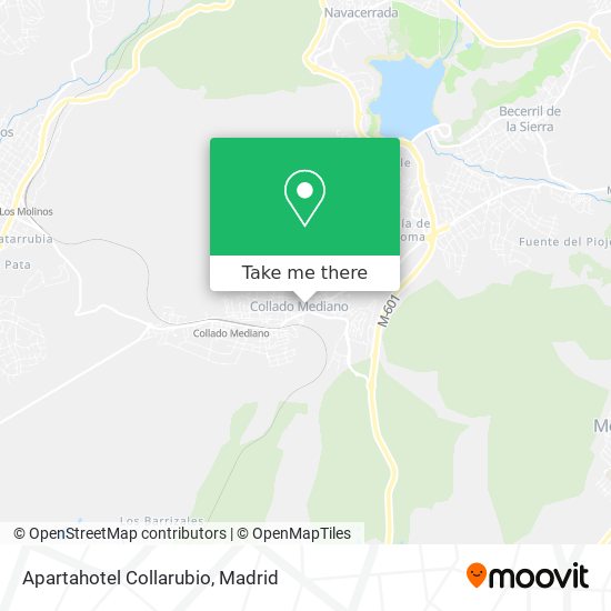 Apartahotel Collarubio map