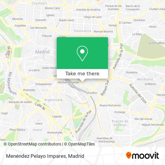Menéndez Pelayo Impares map