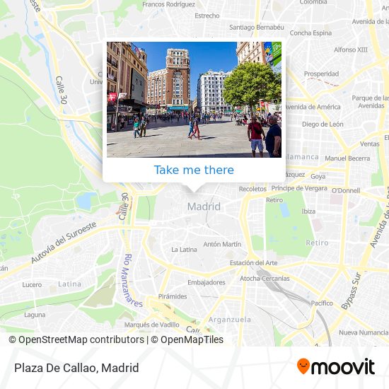 Plaza De Callao map