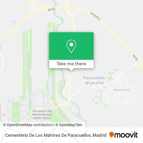 Cementerio De Los Mártires De Paracuellos map