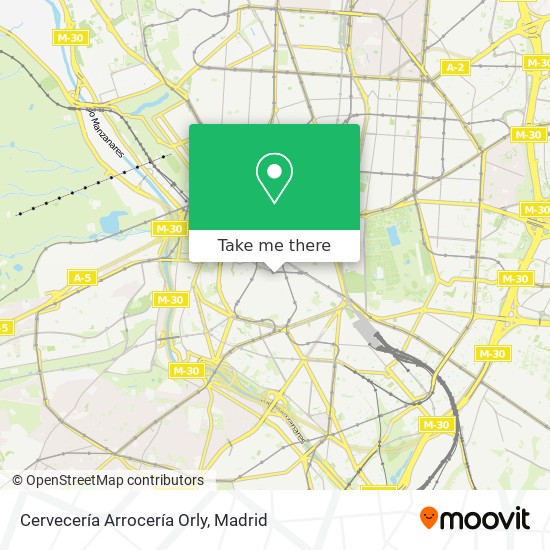 Cervecería Arrocería Orly map