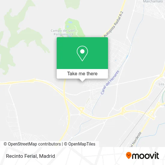 Recinto Ferial map