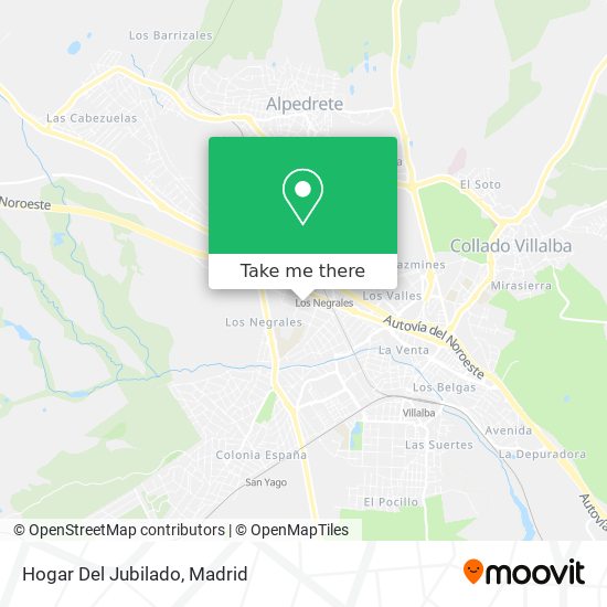 Hogar Del Jubilado map