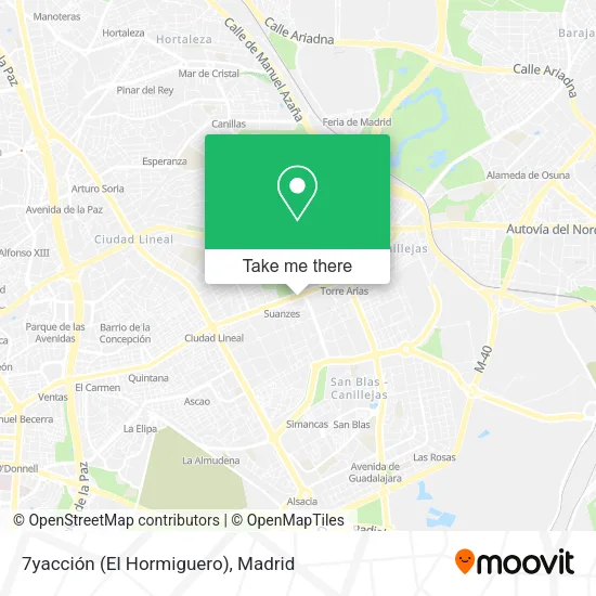 7yacción (El Hormiguero) map