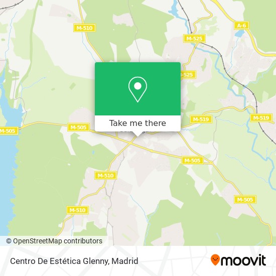 mapa Centro De Estética Glenny