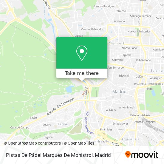 Pistas De Pádel Marqués De Monistrol map