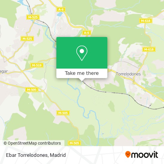 Ebar Torrelodones map