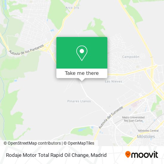 Rodaje Motor Total Rapid Oil Change map