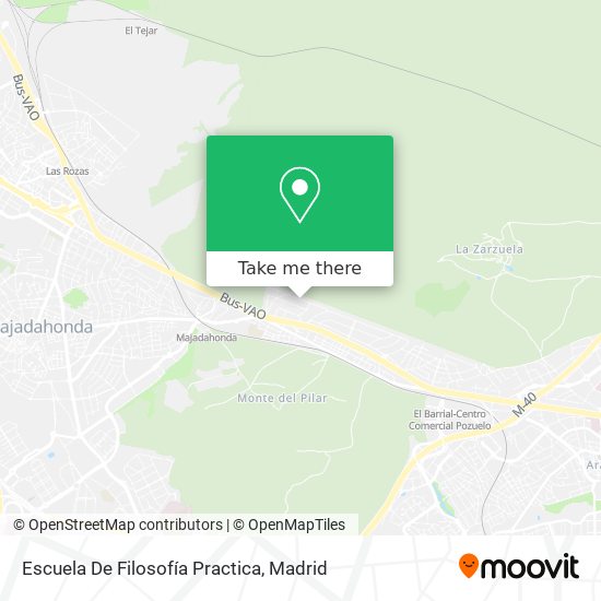 Escuela De Filosofía Practica map