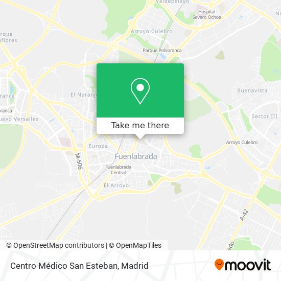 mapa Centro Médico San Esteban