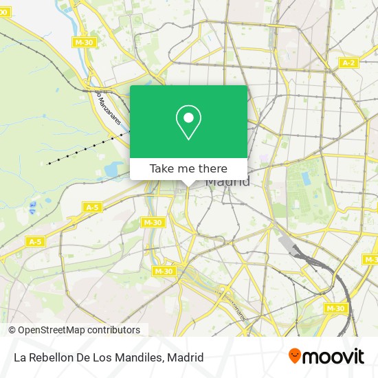 La Rebellon De Los Mandiles map