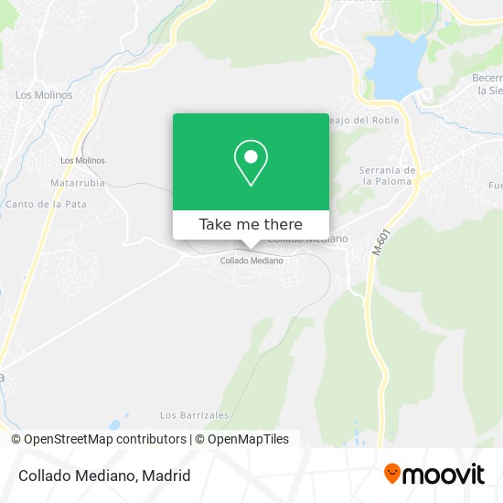 Collado Mediano map