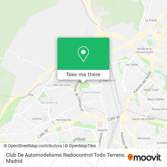 Club De Automodelismo Radiocontrol Todo Terreno map