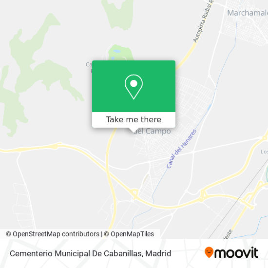 Cementerio Municipal De Cabanillas map