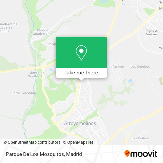 Parque De Los Mosquitos map