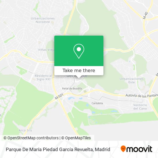 Parque De María Piedad García Revuelta map