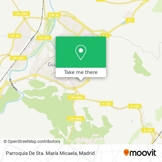 mapa Parroquia De Sta. María Micaela