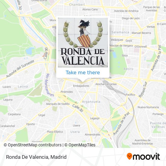 Ronda De Valencia map