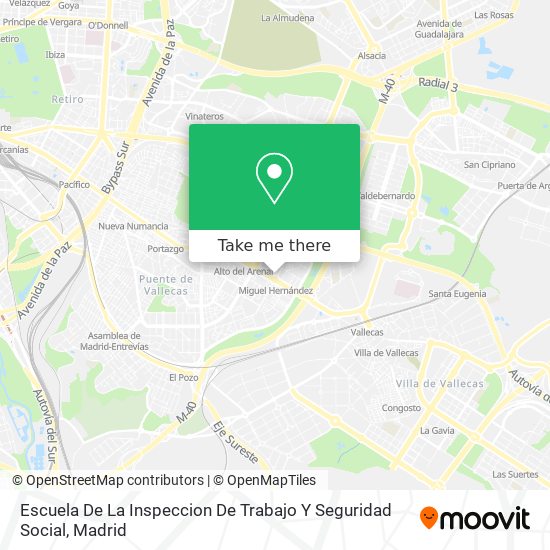 Escuela De La Inspeccion De Trabajo Y Seguridad Social map