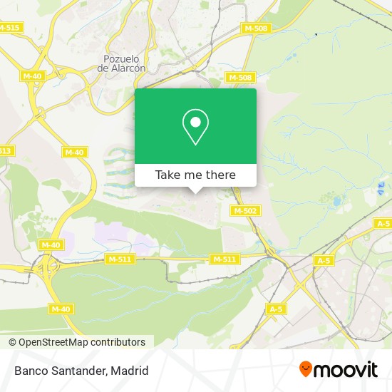 Banco Santander map