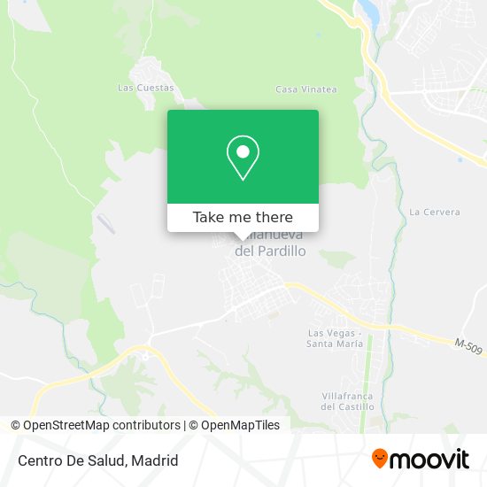 mapa Centro De Salud