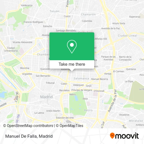 Manuel De Falla map