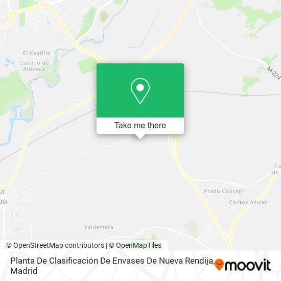 Planta De Clasificación De Envases De Nueva Rendija map