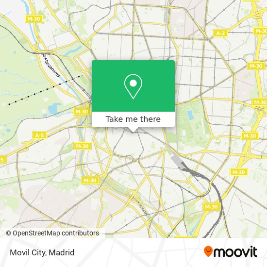 mapa Movil City