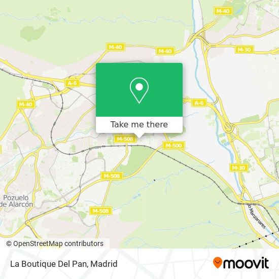 mapa La Boutique Del Pan