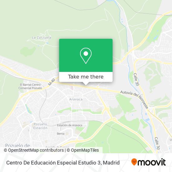 Centro De Educación Especial Estudio 3 map