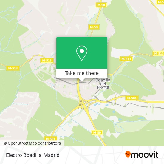 Electro Boadilla map