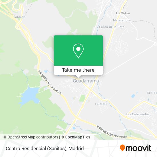Centro Residencial (Sanitas) map