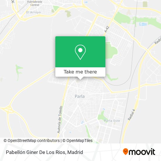 Pabellón Giner De Los Ríos map