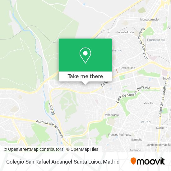 Colegio San Rafael Arcángel-Santa Luisa map