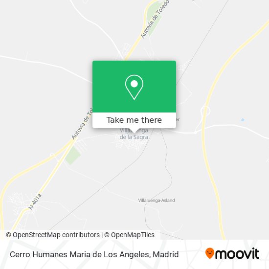 mapa Cerro Humanes Maria de Los Angeles