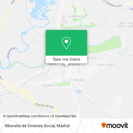 Ribereña de Vivienda Social map