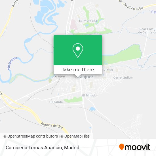 Carniceria Tomas Aparicio map
