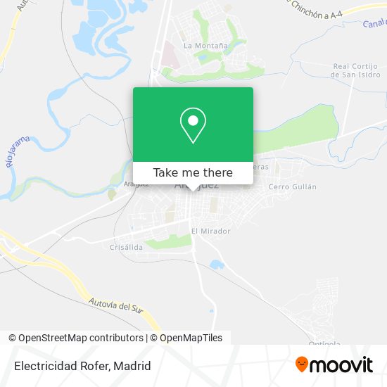 Electricidad Rofer map