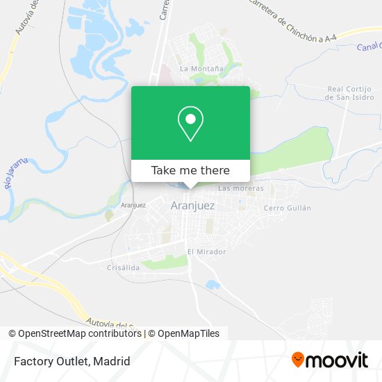 Factory Outlet map