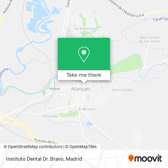 Instituto Dental Dr. Bravo map