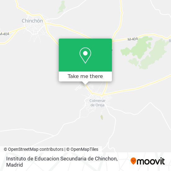 Instituto de Educacion Secundaria de Chinchon map