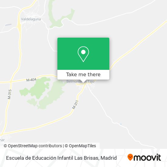 mapa Escuela de Educación Infantil Las Brisas