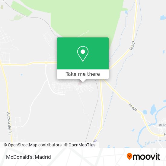 McDonald's map