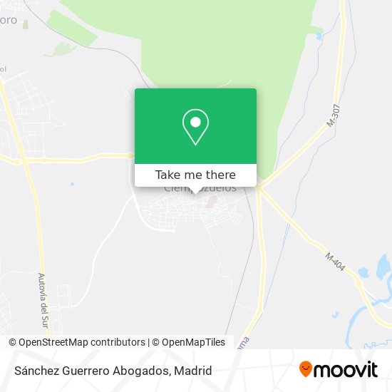 Sánchez Guerrero Abogados map