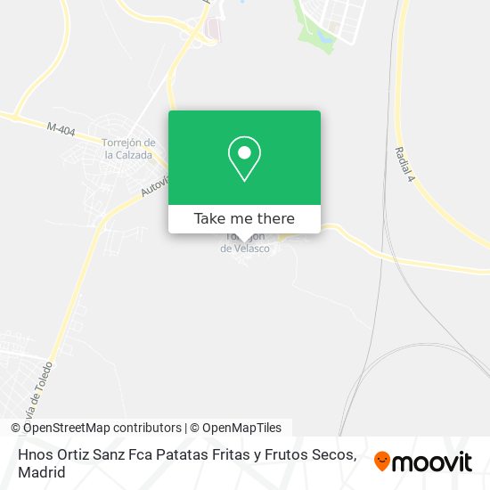 Hnos Ortiz Sanz Fca Patatas Fritas y Frutos Secos map