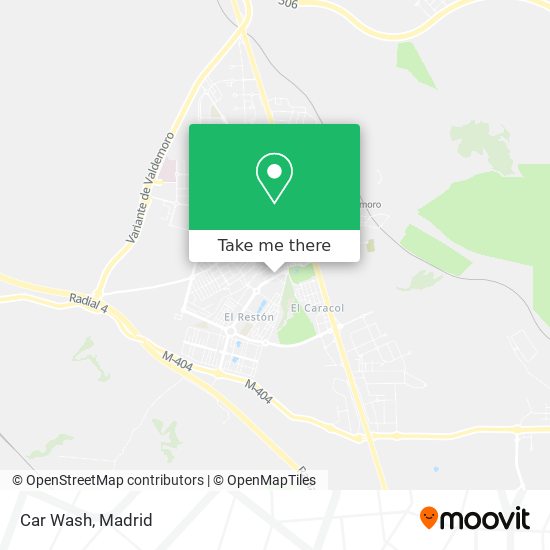 Car Wash map