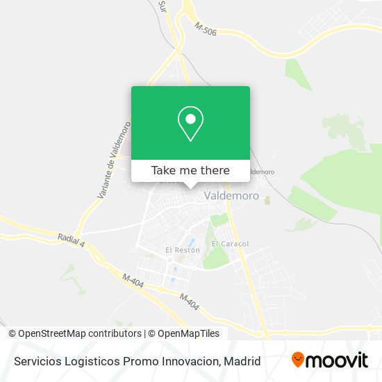 Servicios Logisticos Promo Innovacion map