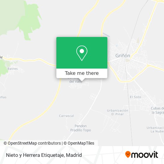 Nieto y Herrera Etiquetaje map