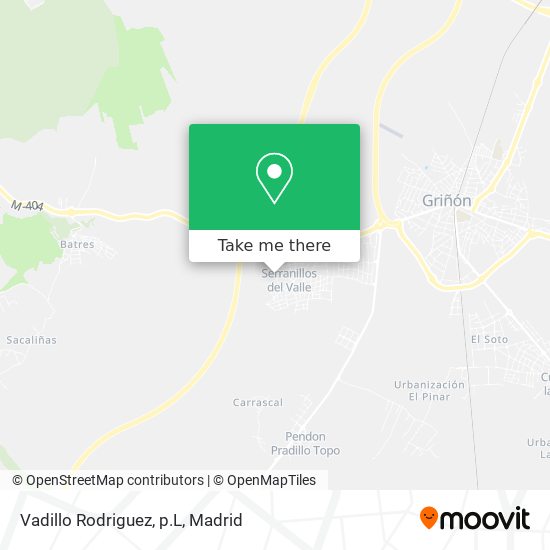 mapa Vadillo Rodriguez, p.L